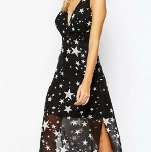 Fashion Union *STARS* Long Maxi Dress